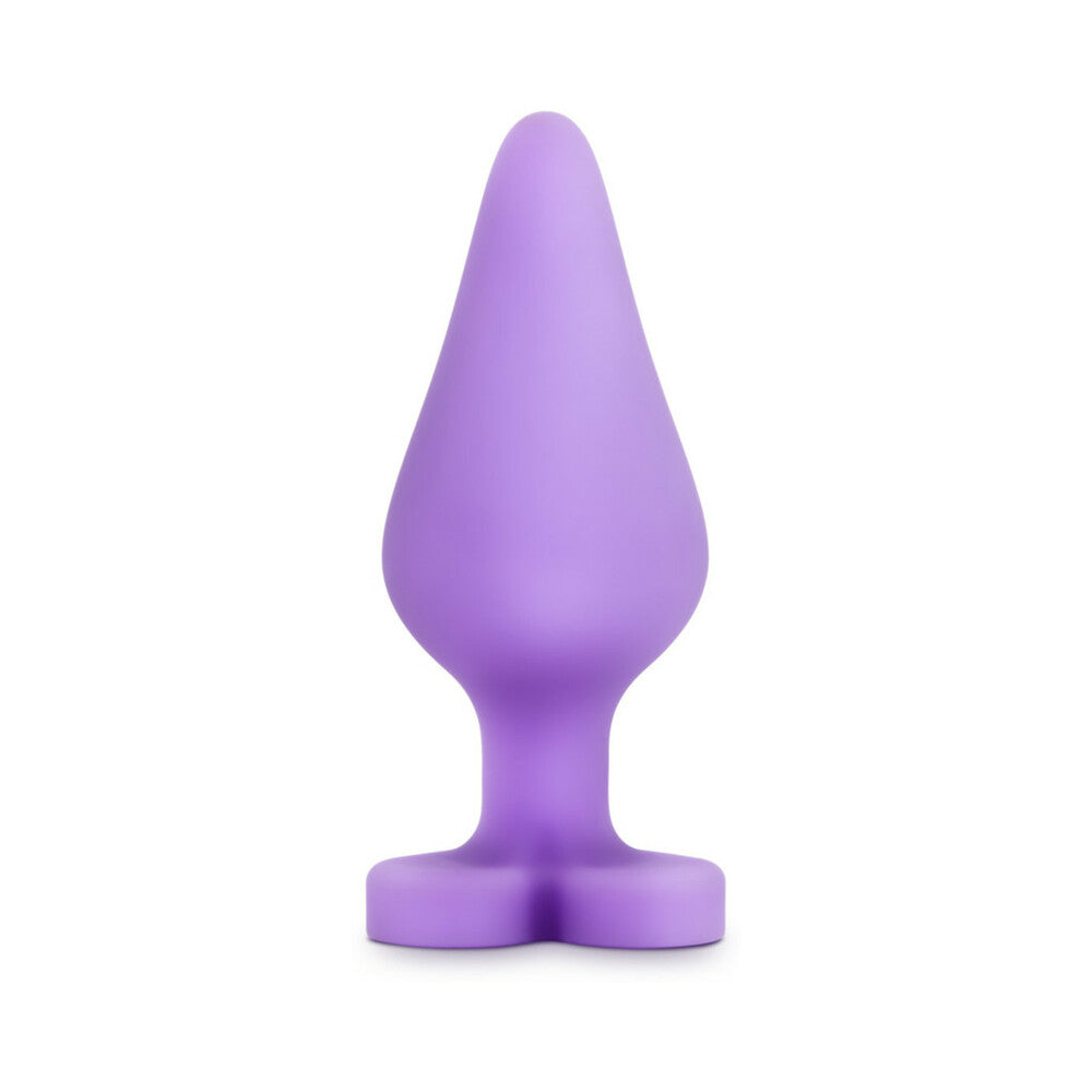 Play with Me Naughty Candy Hearts 'Do Me Now' Anal Plug Purple - Headshop.com
