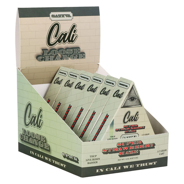 Cali Extrax Loose Change THCP Live Rosin Badder Cartridge | 0.5g | 6ct Display