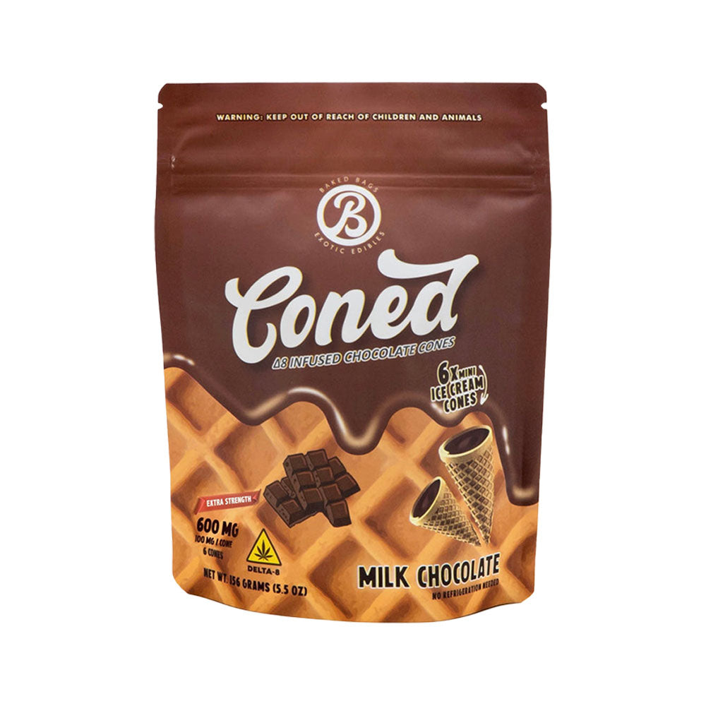 Baked Bags Coned Delta 8 Infused Treat | 600mg - Headshop.com