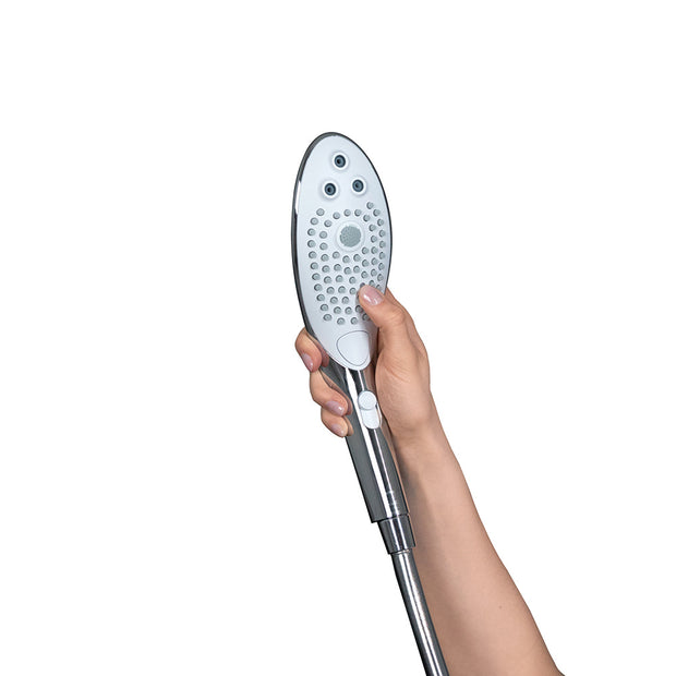 Womanizer Wave Shower Head Masturbator Chrome - Headshop.com