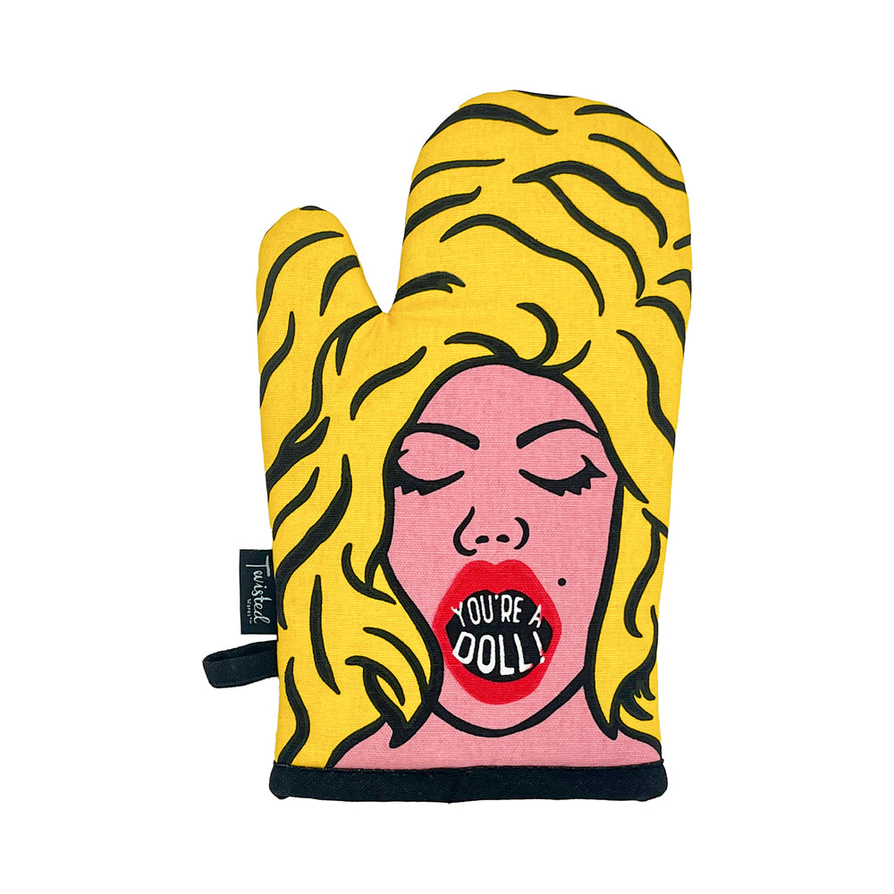 Twisted Wares You're a Doll Oven Mitt - Headshop.com