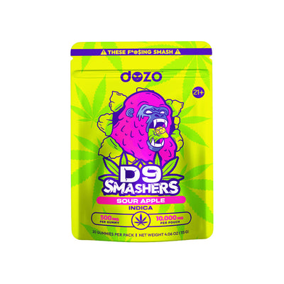 Dozo D9 Smashers Gummies | 10000mg | 20pc | 5pc Display - Headshop.com