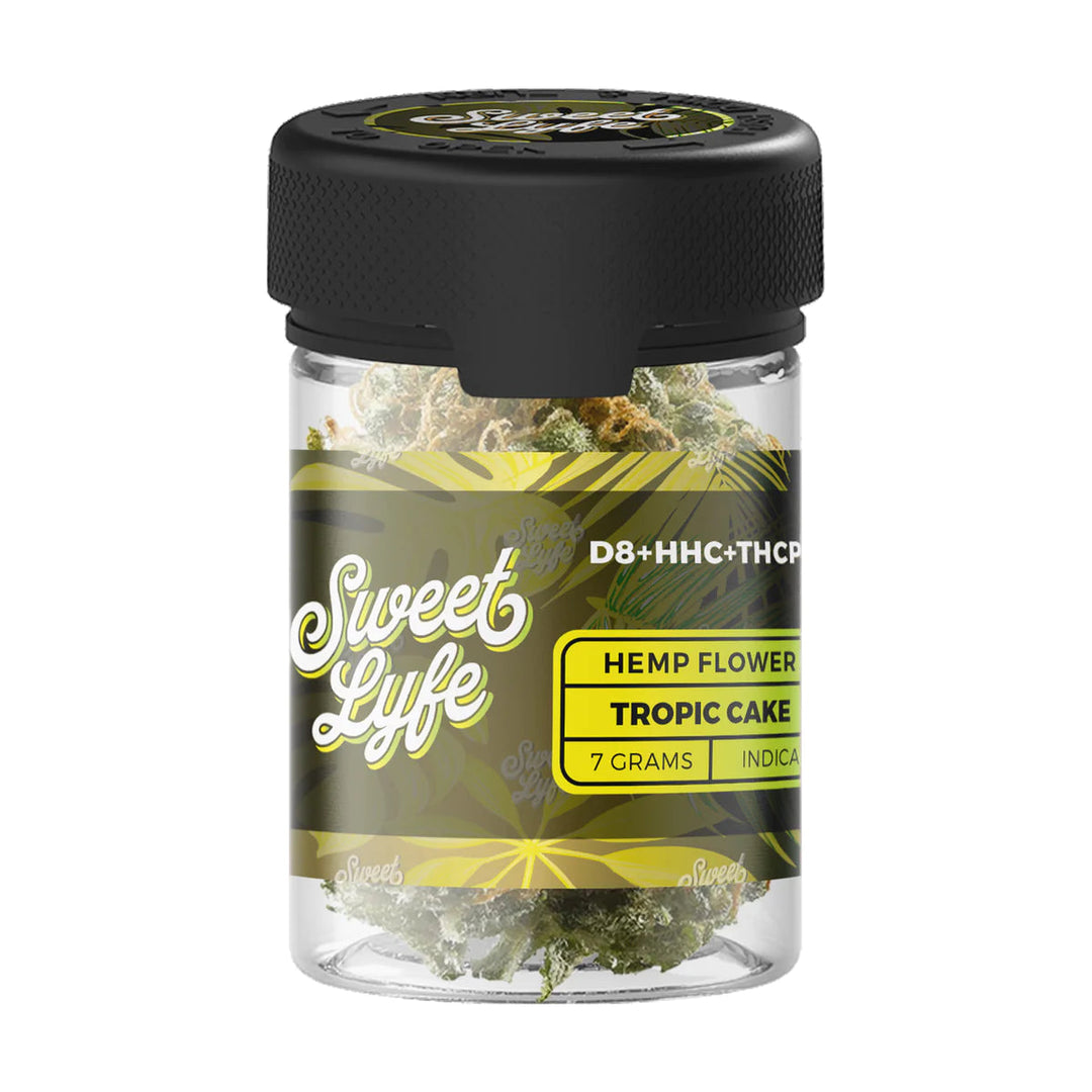 Hemp Flower D8+HHC+THCP - 7g - Tropic Cake - Indica - Headshop.com