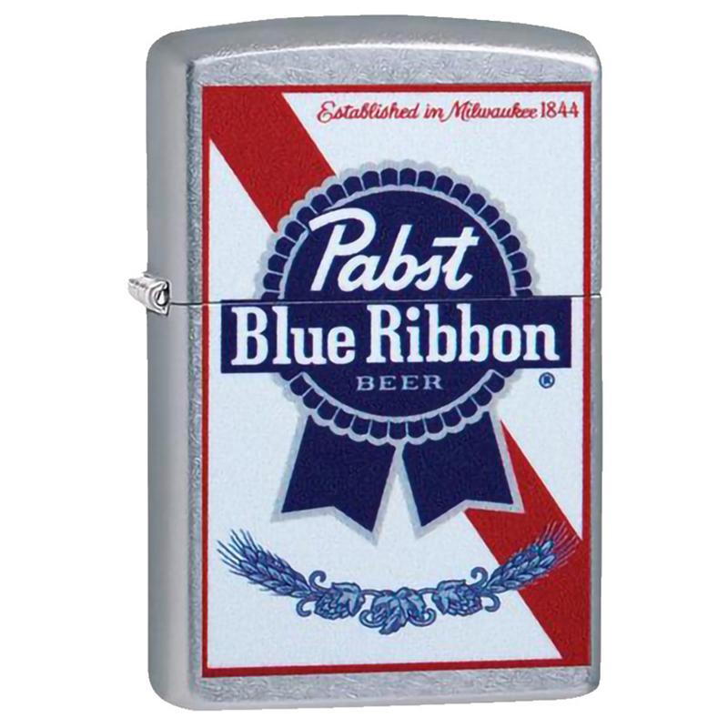 Zippo Lighter | Pabst Blue Ribbon | Street Chrome - Headshop.com