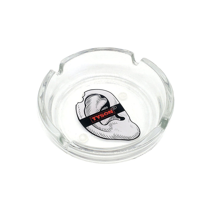 TYSON 2.0 Glass Ashtray | Bitten Ear | 4.25" - Headshop.com