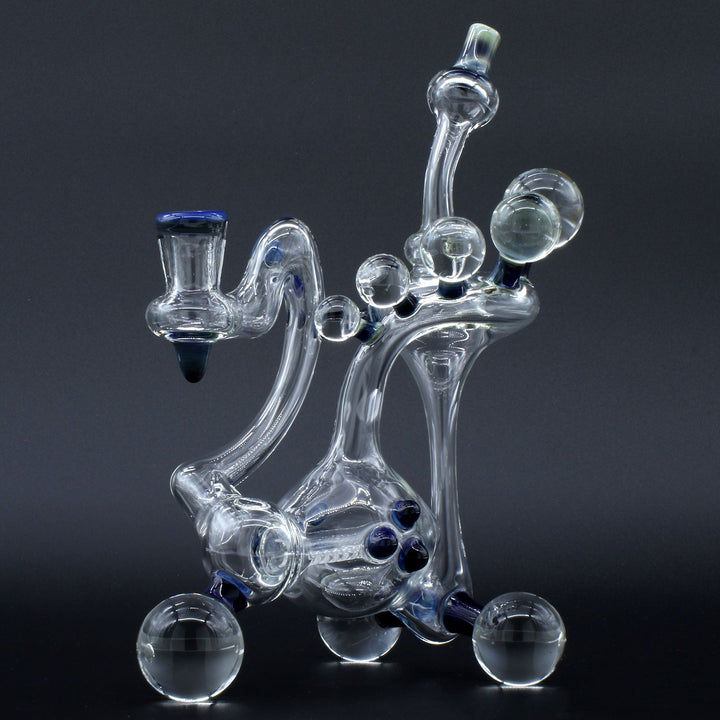 Clayball Glass "Milky Way" Heady Recycler Dab-Rig