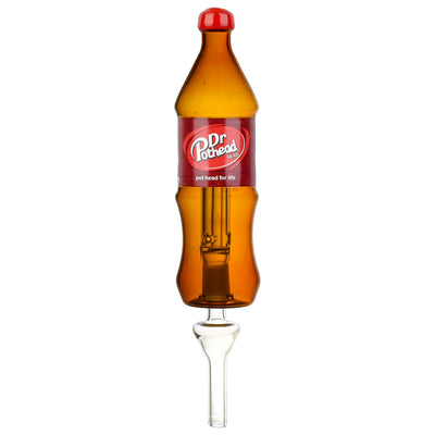 Dabtized Soda Buds Glass Bubbler Dab Straw | 10mm F | 7.75" - Headshop.com
