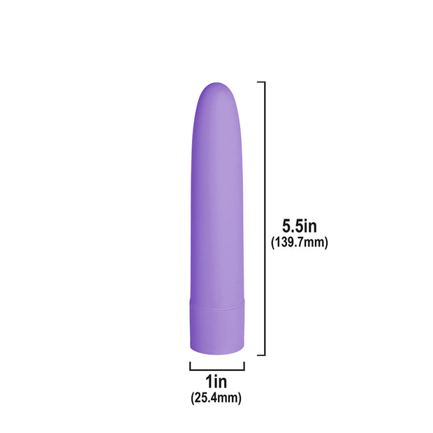 Simple & True Eezy Pleezy Classic Vibrator 5.5 in. Purple - Headshop.com