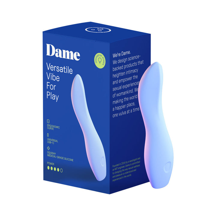 Dame Dip 2.0 Classic Vibrator Periwinkle - Headshop.com