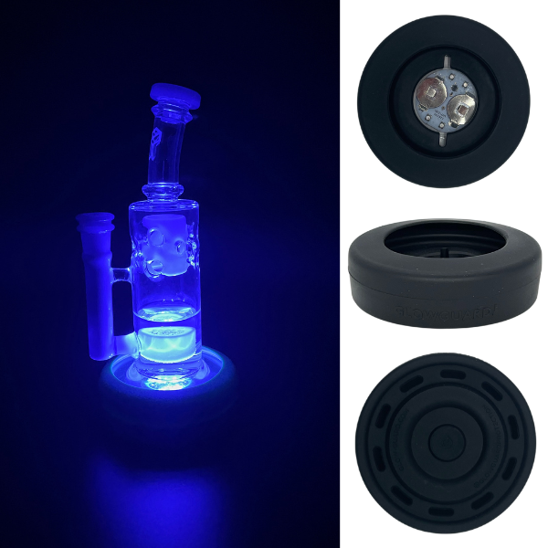 Bong Base Bumper USB Rechargeable 3in-4.25in Bases Silicone Fits Variety of Shapes - Headshop.com