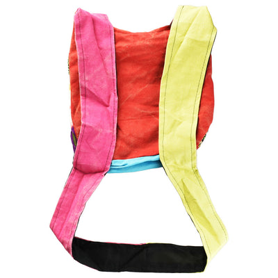 ThreadHeads Embroidered Tie-Dye Sling Bag - 8"x8"/Asst - 3PC - Headshop.com