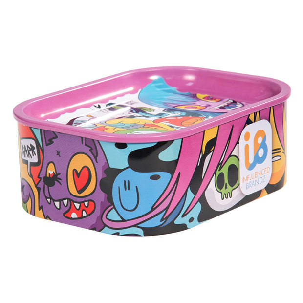 Nicky Davis Hand Pipe W/ Tray Travel Tin - 4" / Sherlock - Headshop.com