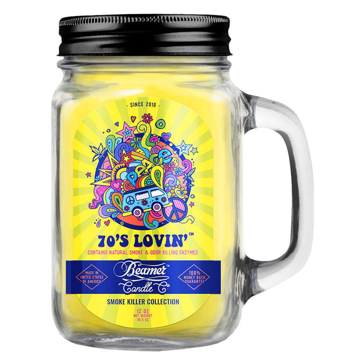 Beamer Candle Co. Mason Jar Candle | '70s Lovin' - Headshop.com