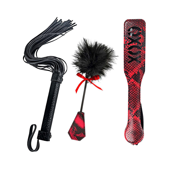 Nasstoys Lovers Kits Whip, Spank & Tickle 3-Piece Set - Headshop.com