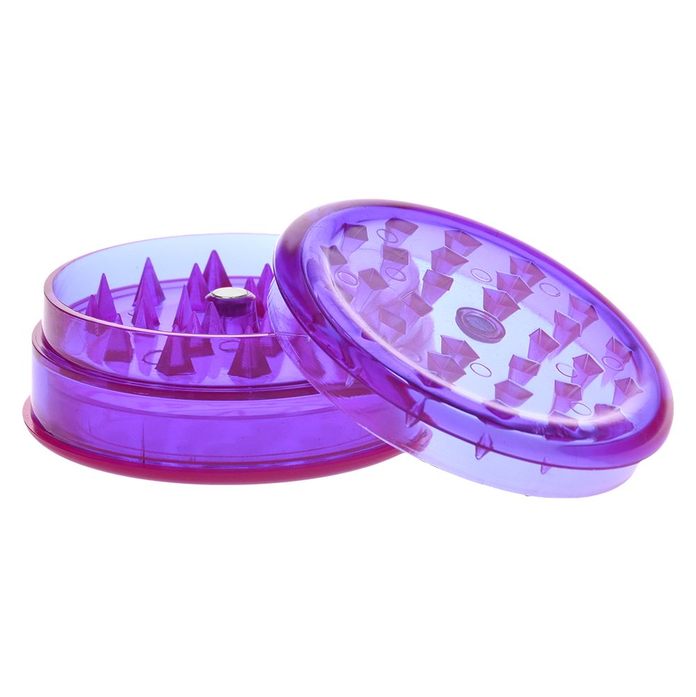 Grind-and-Store Acrylic Grinder | 3pc | 2.2" - Headshop.com