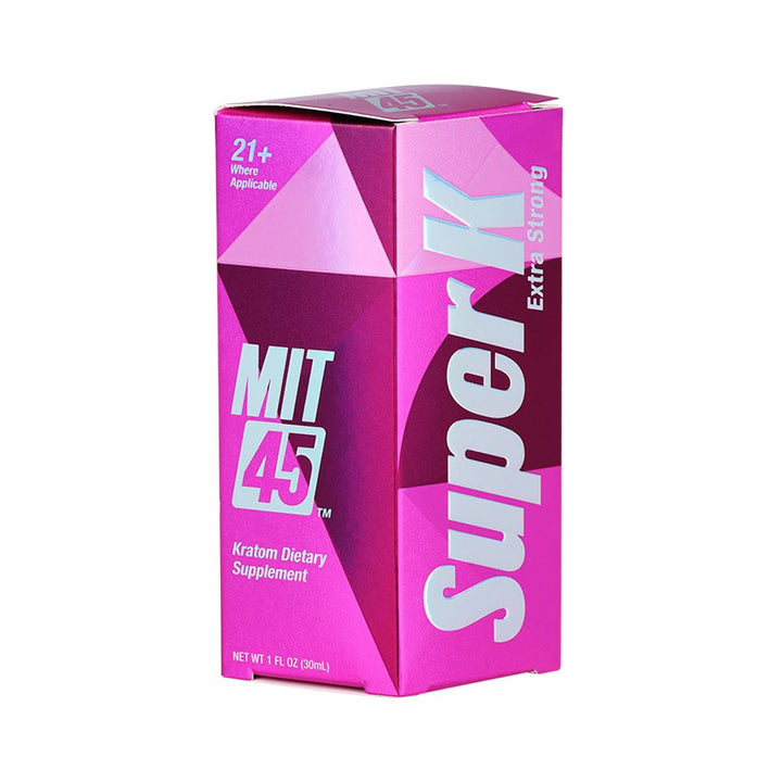 12CT DISPLAY - MIT45 Super K Extra Strong Kratom Shot - 375mg / 30ml - Headshop.com