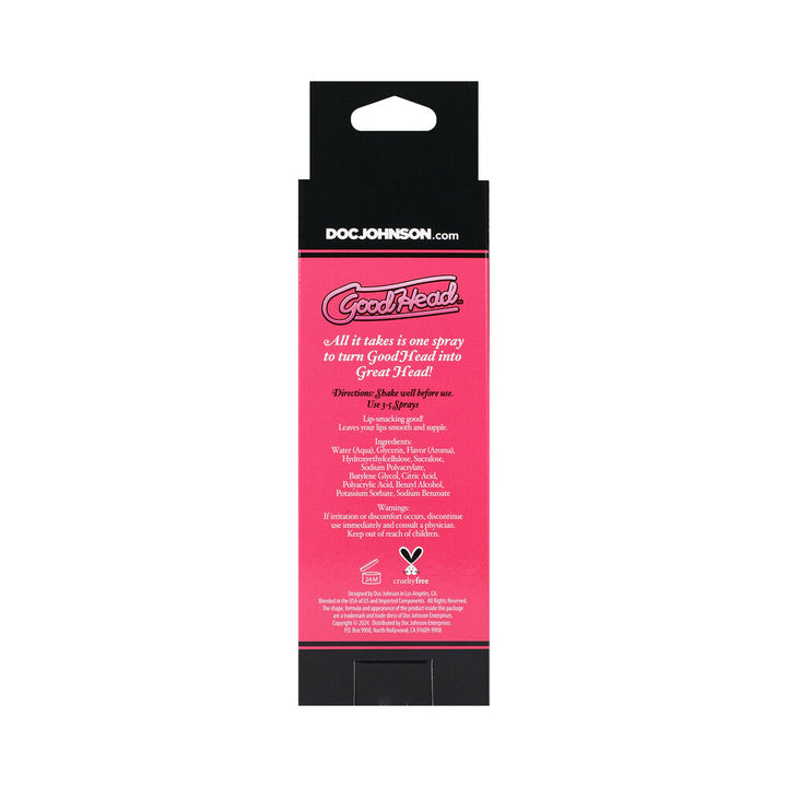 GoodHead Juicy Head Dry Mouth Spray Sour Strawberry 2 oz.