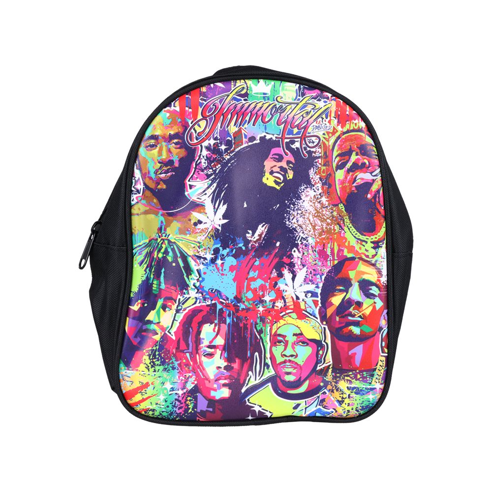 Dabtized Smoker Backpack & Zipper Pouch 3-Piece Set - 13"x16.5" / Music Legendz - Headshop.com