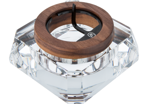 Marley Natural Black Walnut Crystal Ashtray - Headshop.com