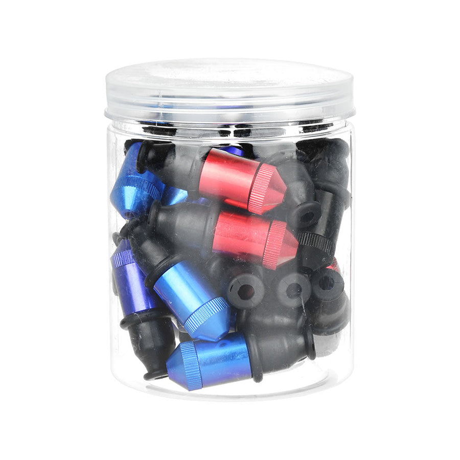 25PC JAR - Bullet Pipe - 2.25" / Assorted Colors - Headshop.com