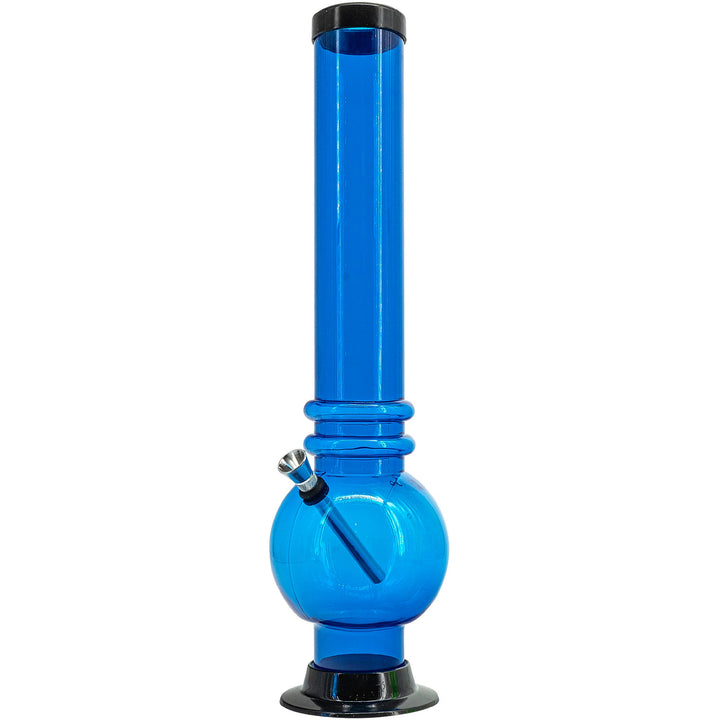 Acrylic Bubble Base Bong - 12-15"