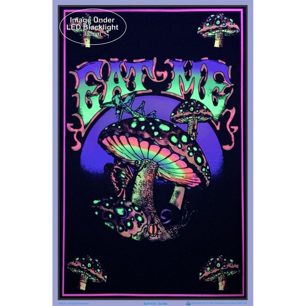 Eat Me Blacklight Poster - 23"x35" - Headshop.com