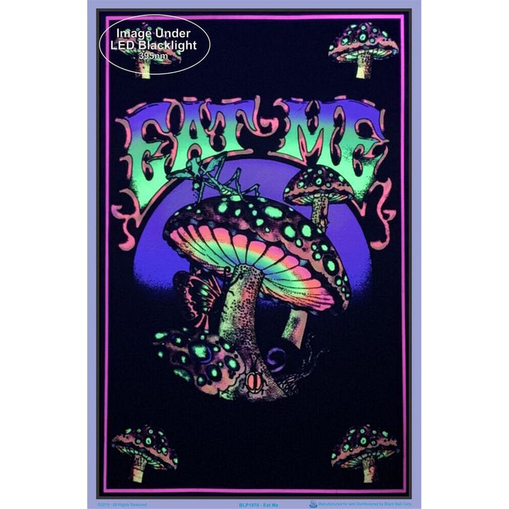 Eat Me Blacklight Poster - 23"x35" - Headshop.com