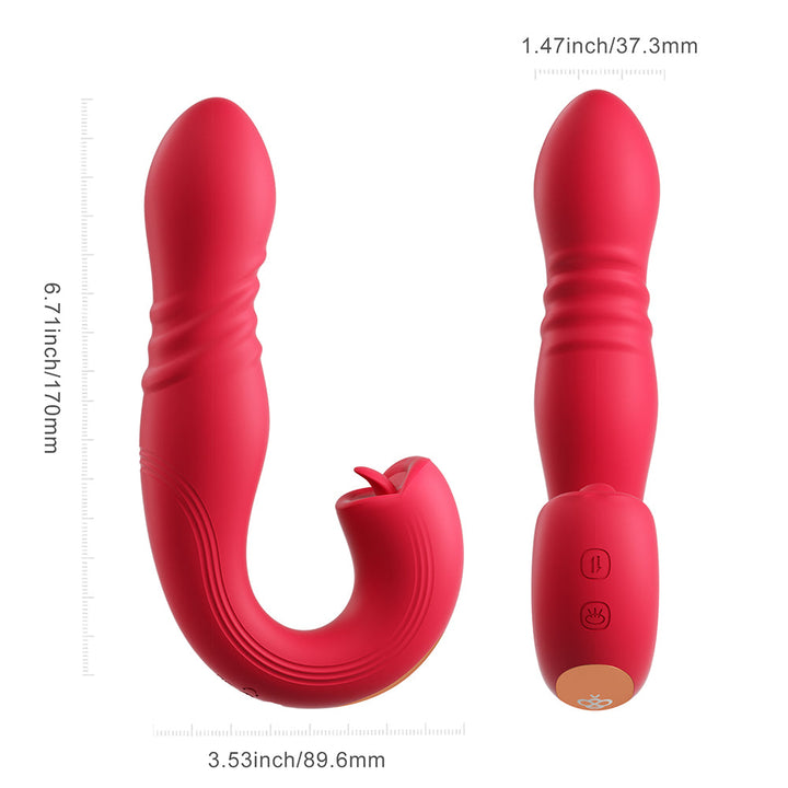 Honey Play Box Joi Thrust 2 App-Controlled Thrusting Vibrator & Clit Licker - Headshop.com