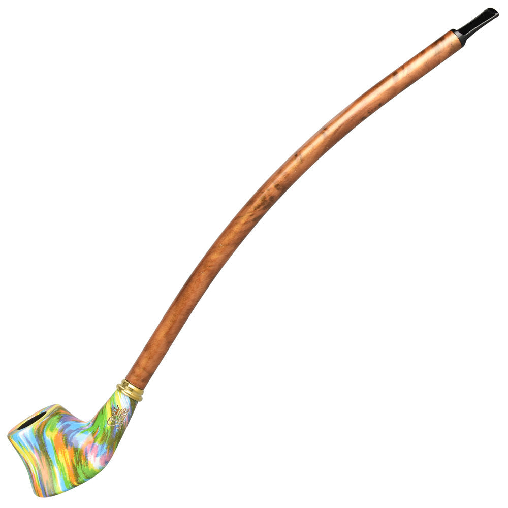 Pulsar Shire Pipes The Komezuka | Volcano Churchwarden Rainbow Wood Pipe - Headshop.com