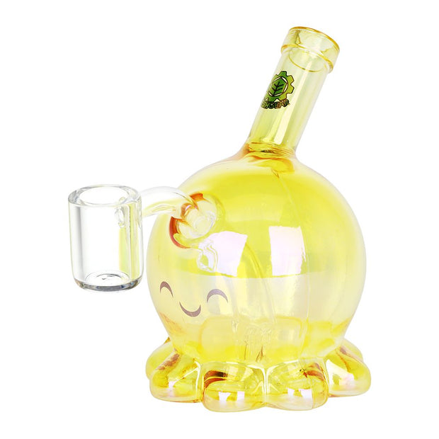 SeshGear Sweet Octopus Neon Glass Dab Rig - 3.75" / 10mm F / Colors Vary - Headshop.com