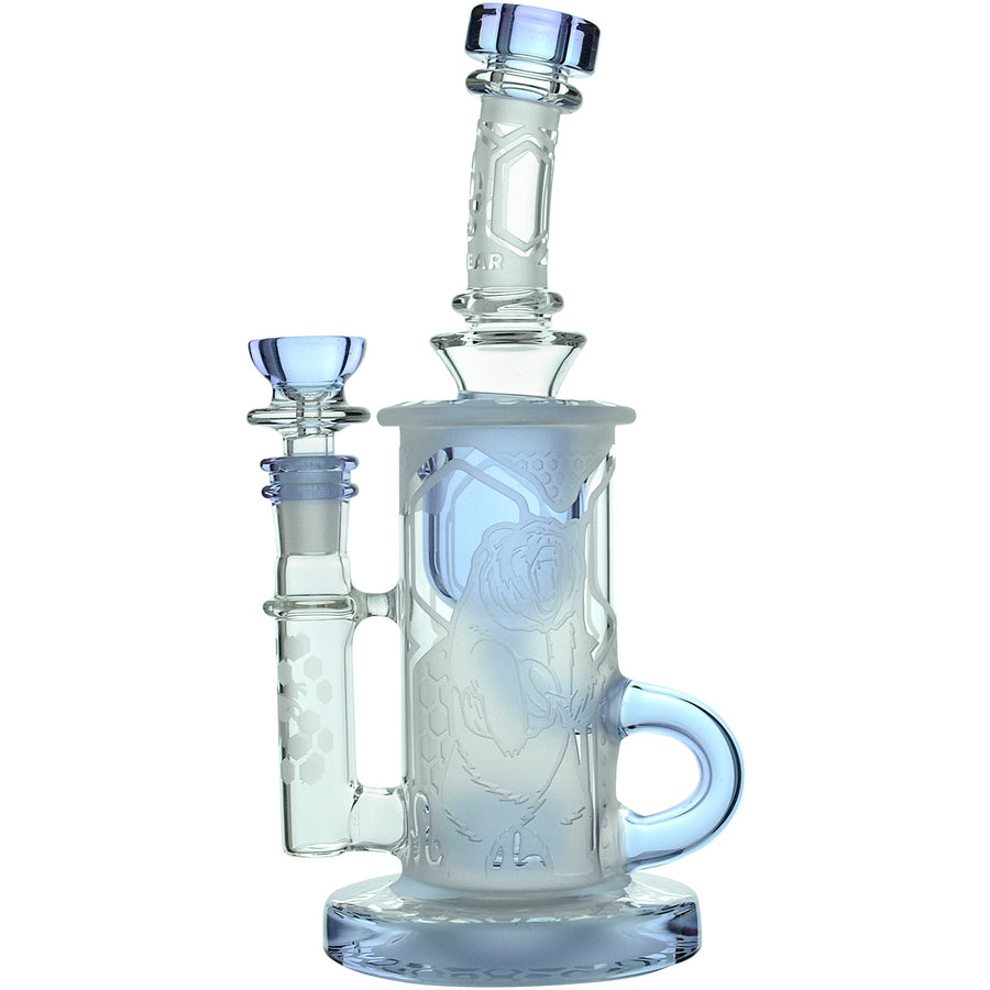 Calibear Sandblasted Showerhead Klein Recycler - Headshop.com