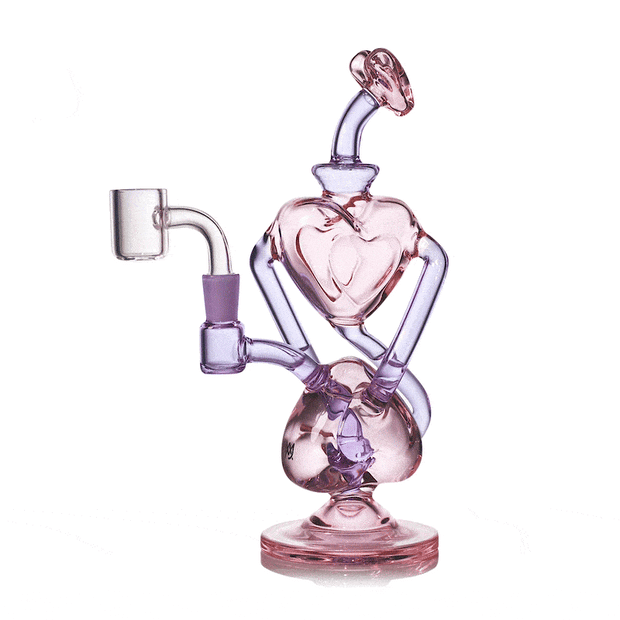 Mj Arsenal HTH (Heart to Heart) Mini Dab Rig - Headshop.com
