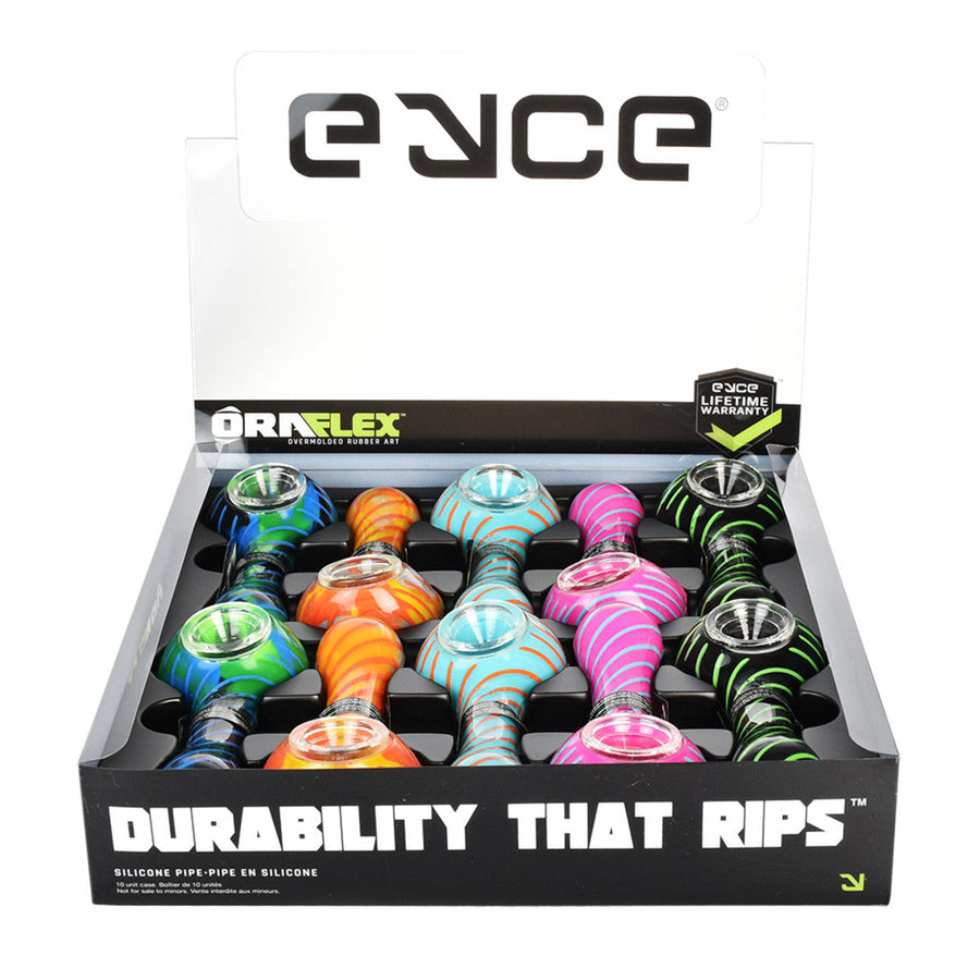 10PC DISPLAY - Eyce Oraflex Spoon Pipe - 4" - Headshop.com