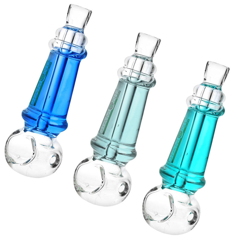 Diamond Glass Glycerin Spoon Pipe - 5" / Colors Vary - Headshop.com