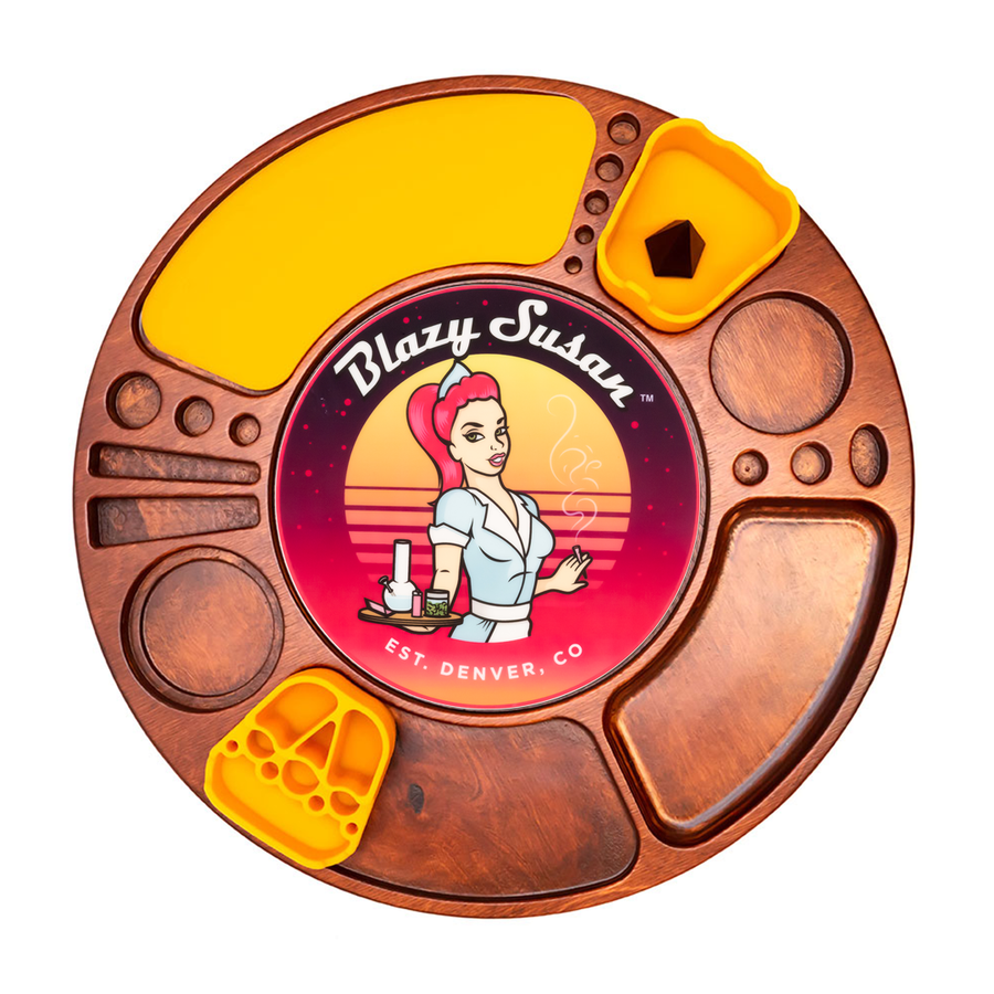 Blazy Susan Spinning Rolling Trays - Headshop.com