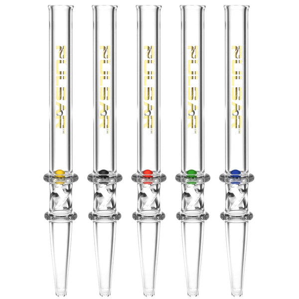 Pulsar Quartz Dab Straw w/ Spin Pearl - 6"/ 5pcs