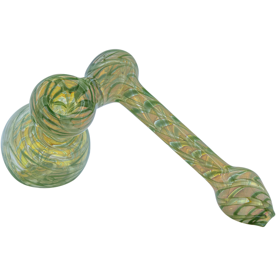 LA Pipes "Colored Sidecar" Fumed Sidecar Bubbler Pipe (Various Colors) - Headshop.com