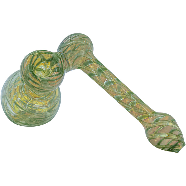 LA Pipes "Colored Sidecar" Fumed Sidecar Bubbler Pipe (Various Colors) - Headshop.com