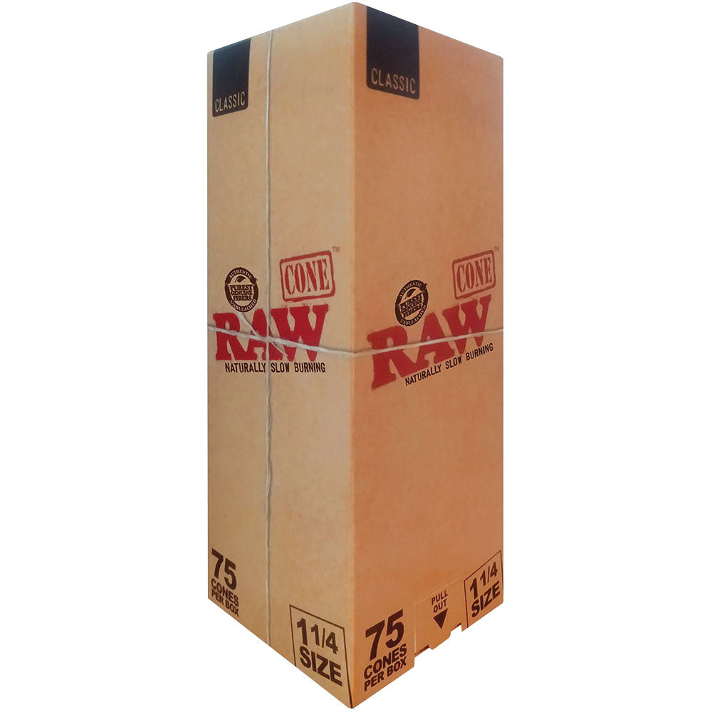 RAW Classic Pre-Rolled Cones | 75pc Box - Headshop.com