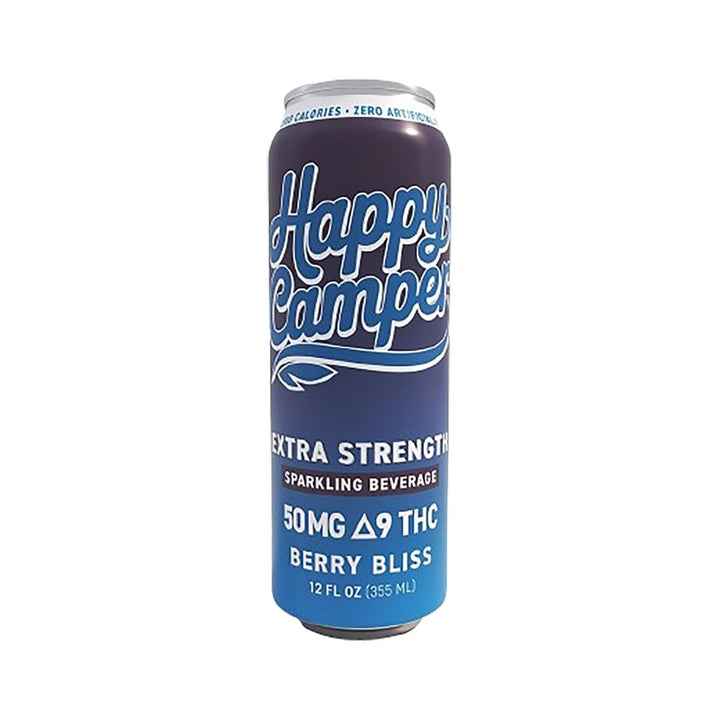 Happy Camper D9 THC Sparkling Beverage | 12oz | 50mg | 12ct Case