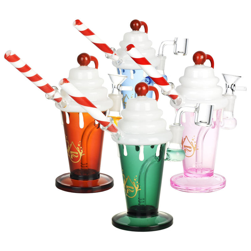 Pulsar Diner Shake 3-in-1 Dab Rig - 7.25"/14mm F/Colors Vary - Headshop.com