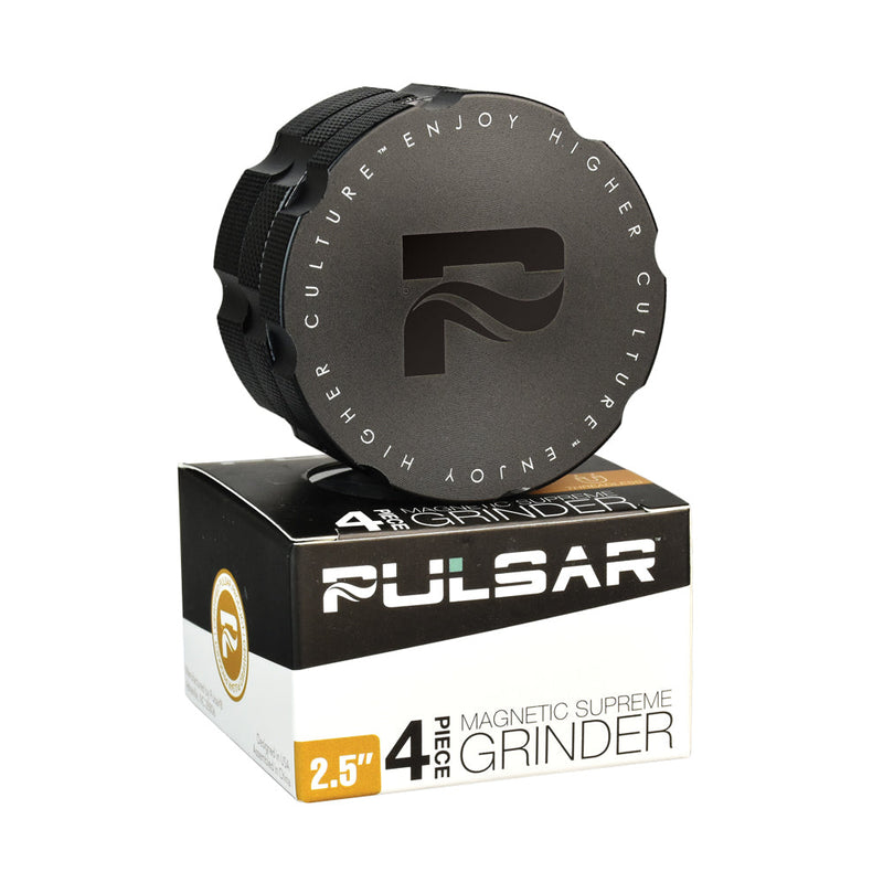 Pulsar Magnetic Supreme Grinder - 4pc / 2.5" - Headshop.com