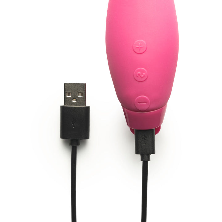 Je Joue Hera Rechargeable Silicone Rabbit Vibrator Fuchsia - Headshop.com