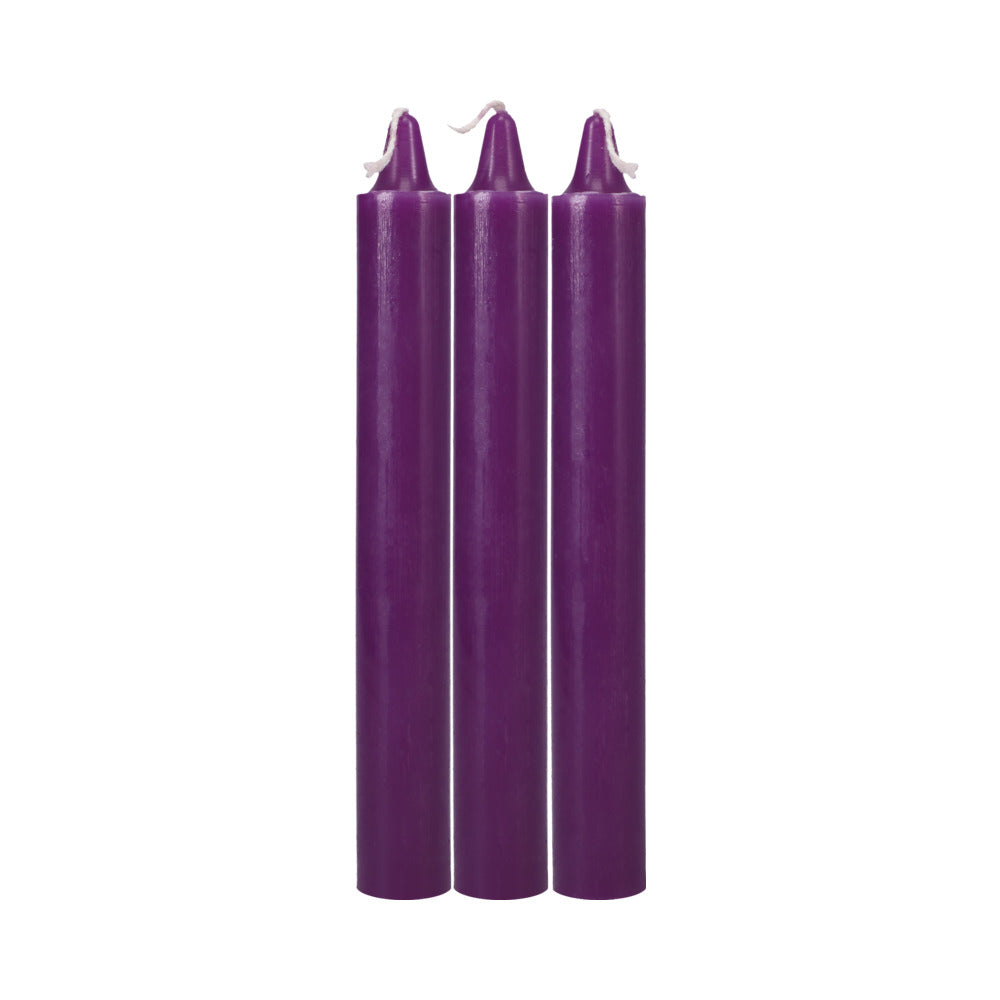 Japanese Drip Candles 3-Pack Purple - Headshop.com