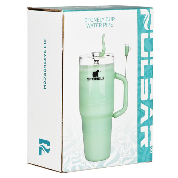 Pulsar Stonely Cup Glass Water Pipe | 8.5" | 14mm F - Headshop.com