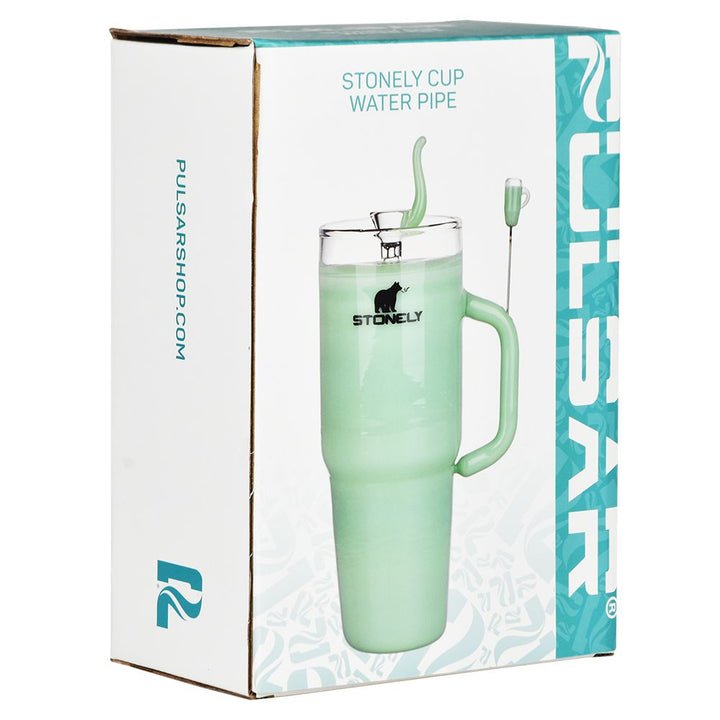 Pulsar Stonely Cup Glass Water Pipe | 8.5" | 14mm F - Headshop.com