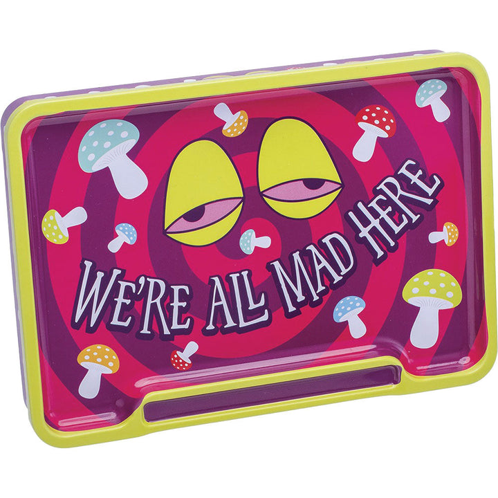 Fujima Trippy Alice Rolling Tray Stash Box | 8"x5.75" | Asst | 6pc Display - Headshop.com