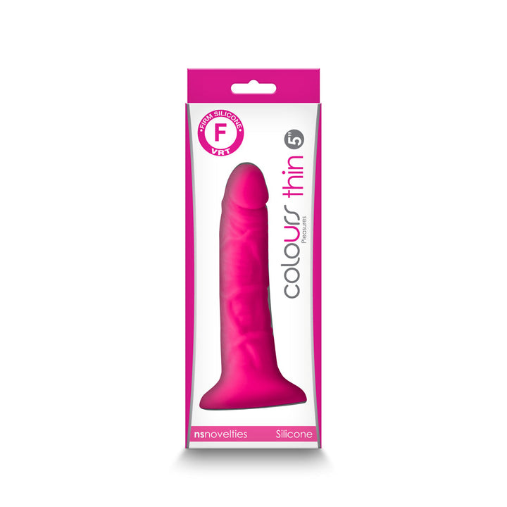 Colours Pleasures Thin 5 in. Dildo Pink - Headshop.com