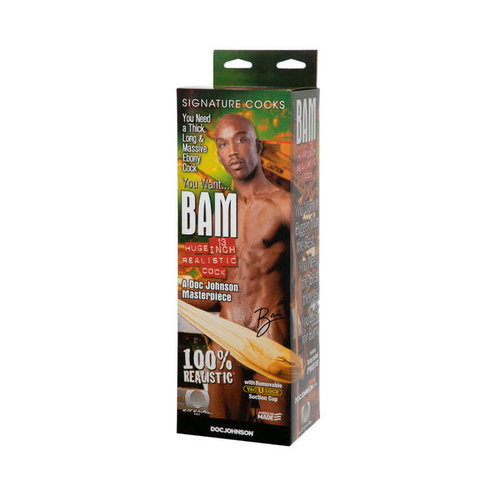 Bam R5 - Realistic Cock 13in - Headshop.com