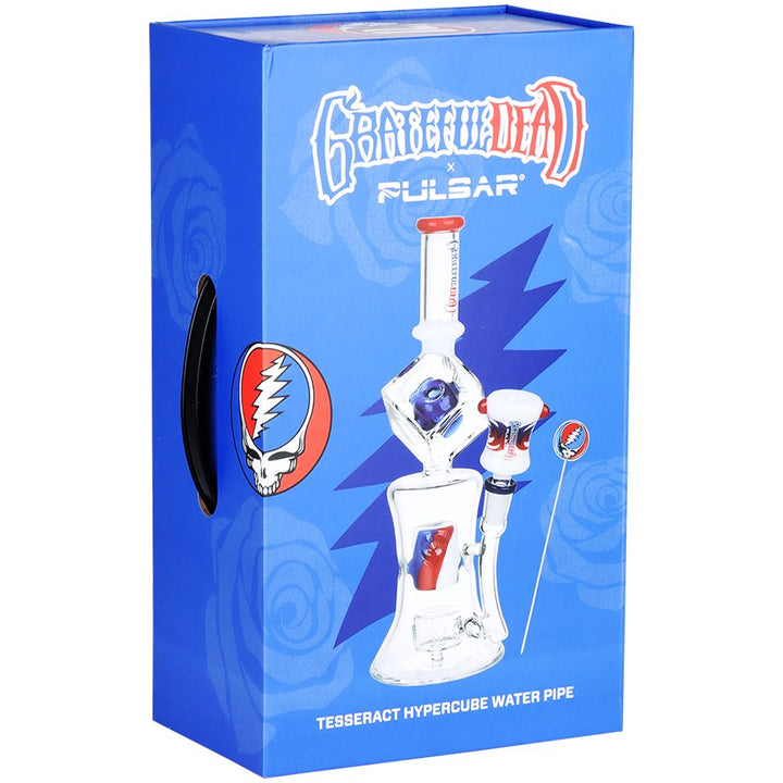 Grateful Dead x Pulsar Tesseract Hypercube Glass Water Pipe - Headshop.com